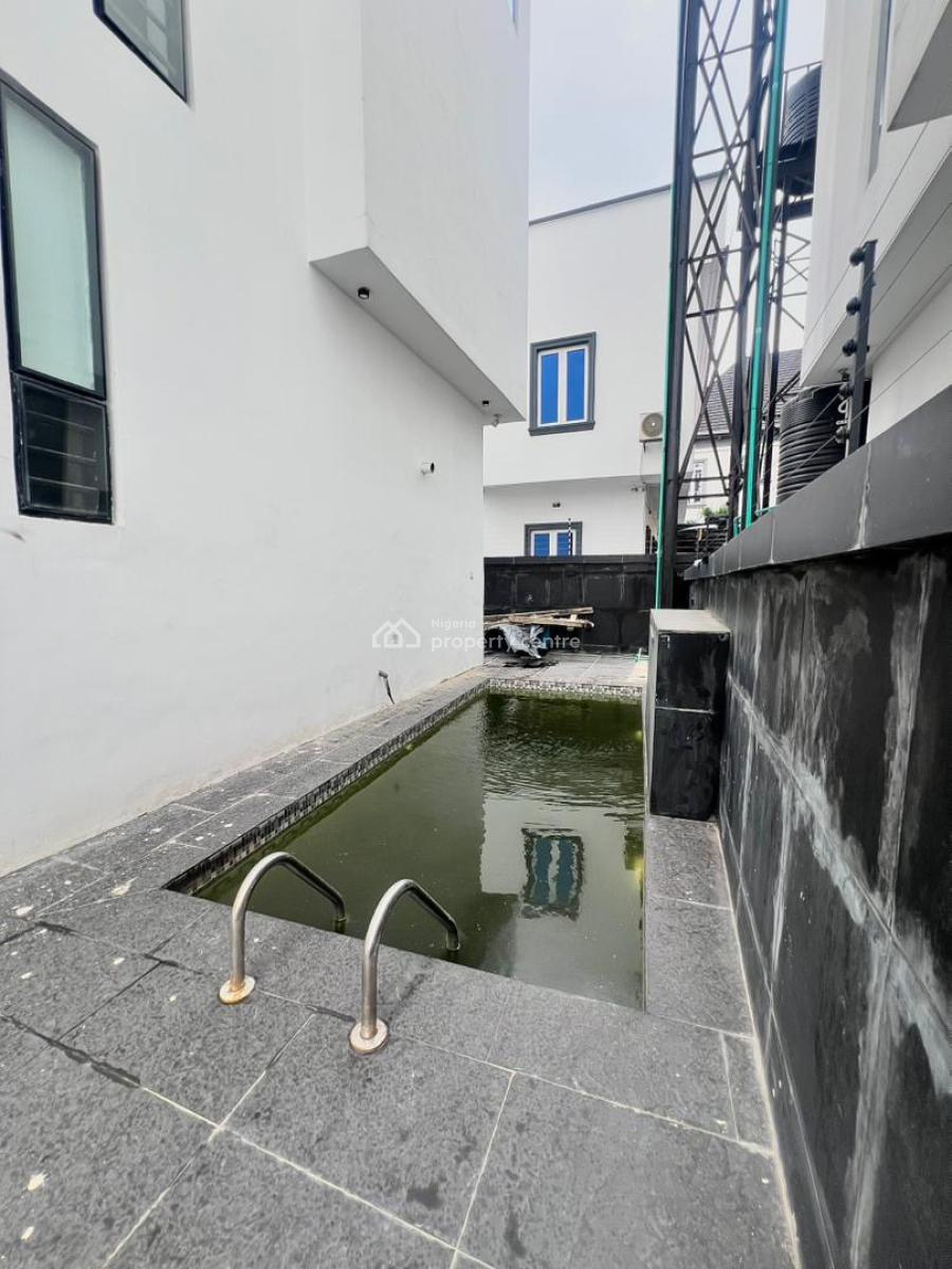 Astonishing 5 Bedroom Fully Detached Duplex with Bq Swimming Pool, Osapa, Lekki, Lagos, Detached Duplex for Sale