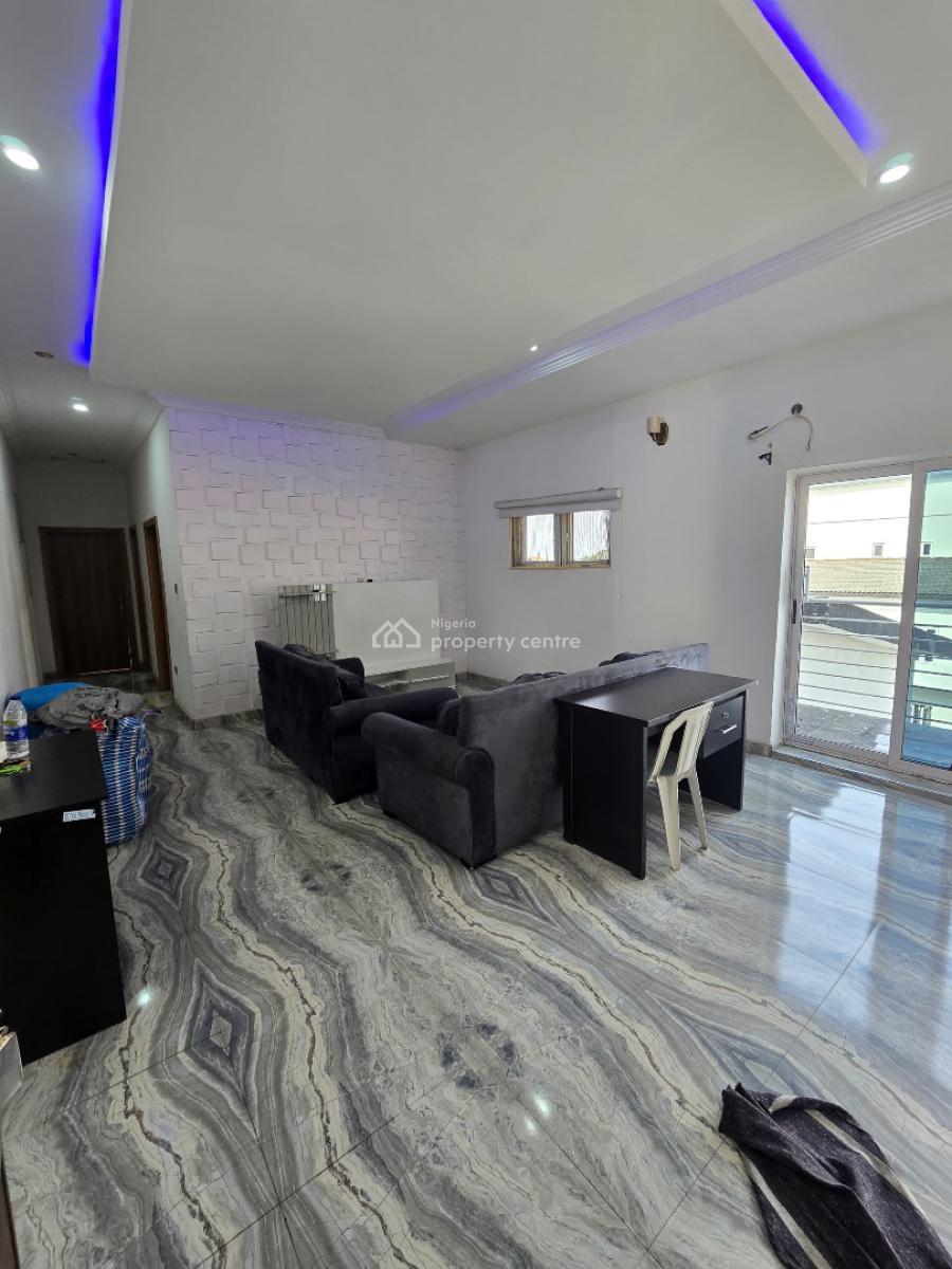 Spacious 1bedroom (room and Palour) Upstairs with Balcony, Abraham Adesanya Bus Stop, Ajah, Lagos, Mini Flat (room and Parlour) for Rent