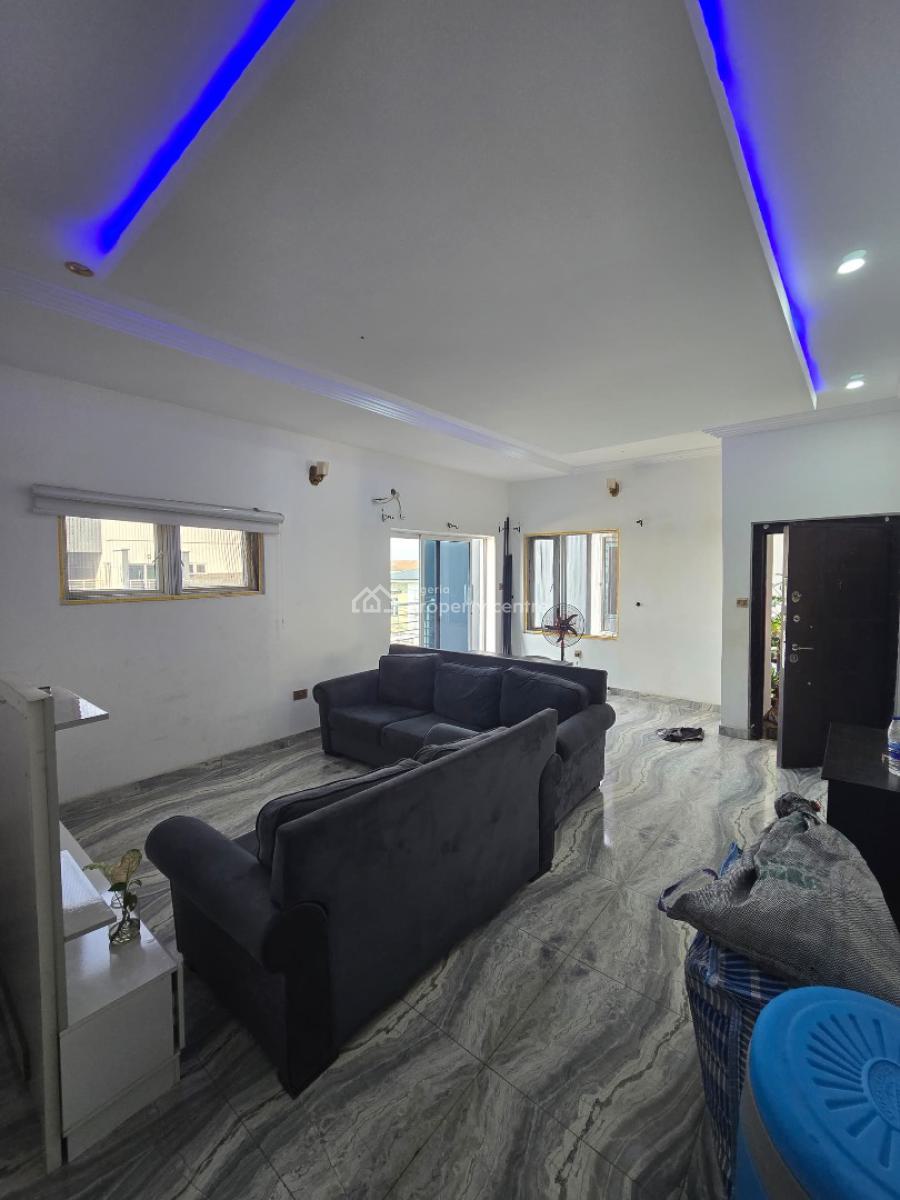 Spacious 1bedroom (room and Palour) Upstairs with Balcony, Abraham Adesanya Bus Stop, Ajah, Lagos, Mini Flat (room and Parlour) for Rent