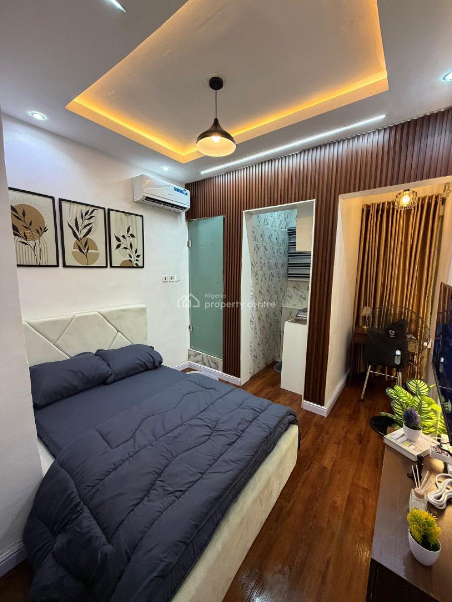 Cozy Studio Apartment with 24/7 Power Supply, Yaba, Lagos, Self Contain (single Rooms) Short Let
