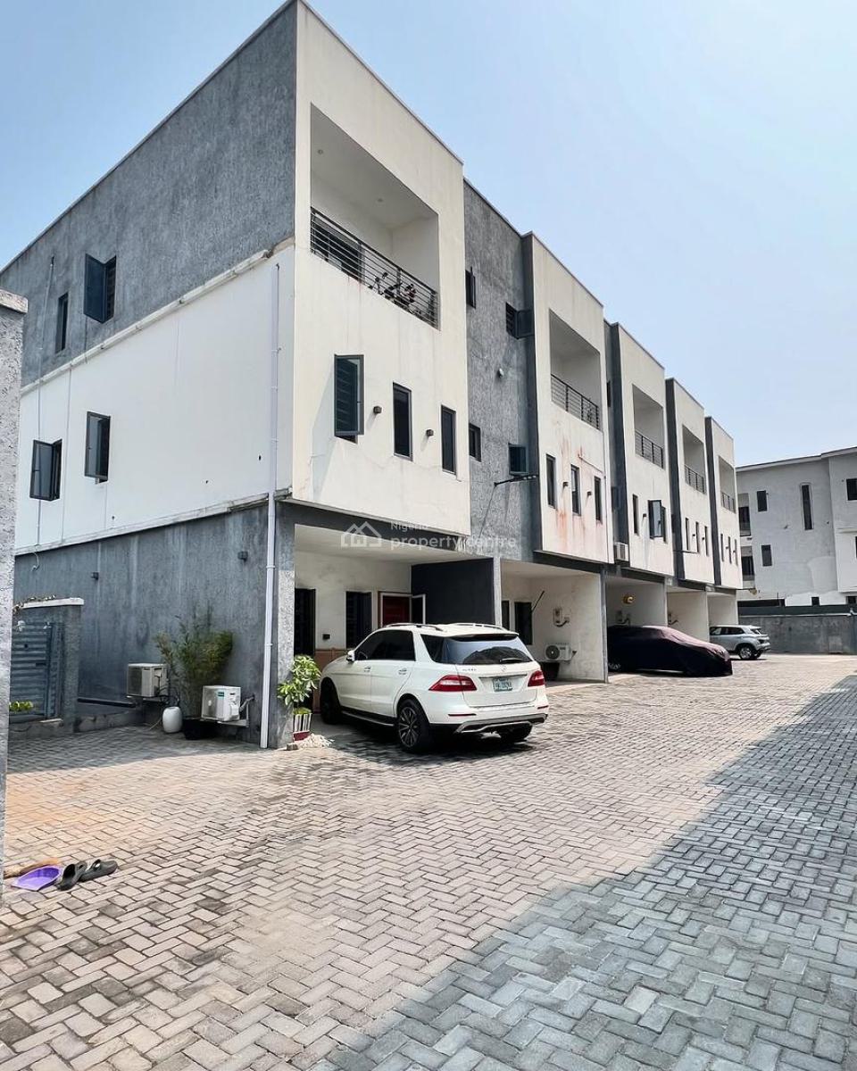 Furnished 4bed Terrace Duplex, Lekki Right, Ikate, Lekki, Lagos, Terraced Duplex for Rent
