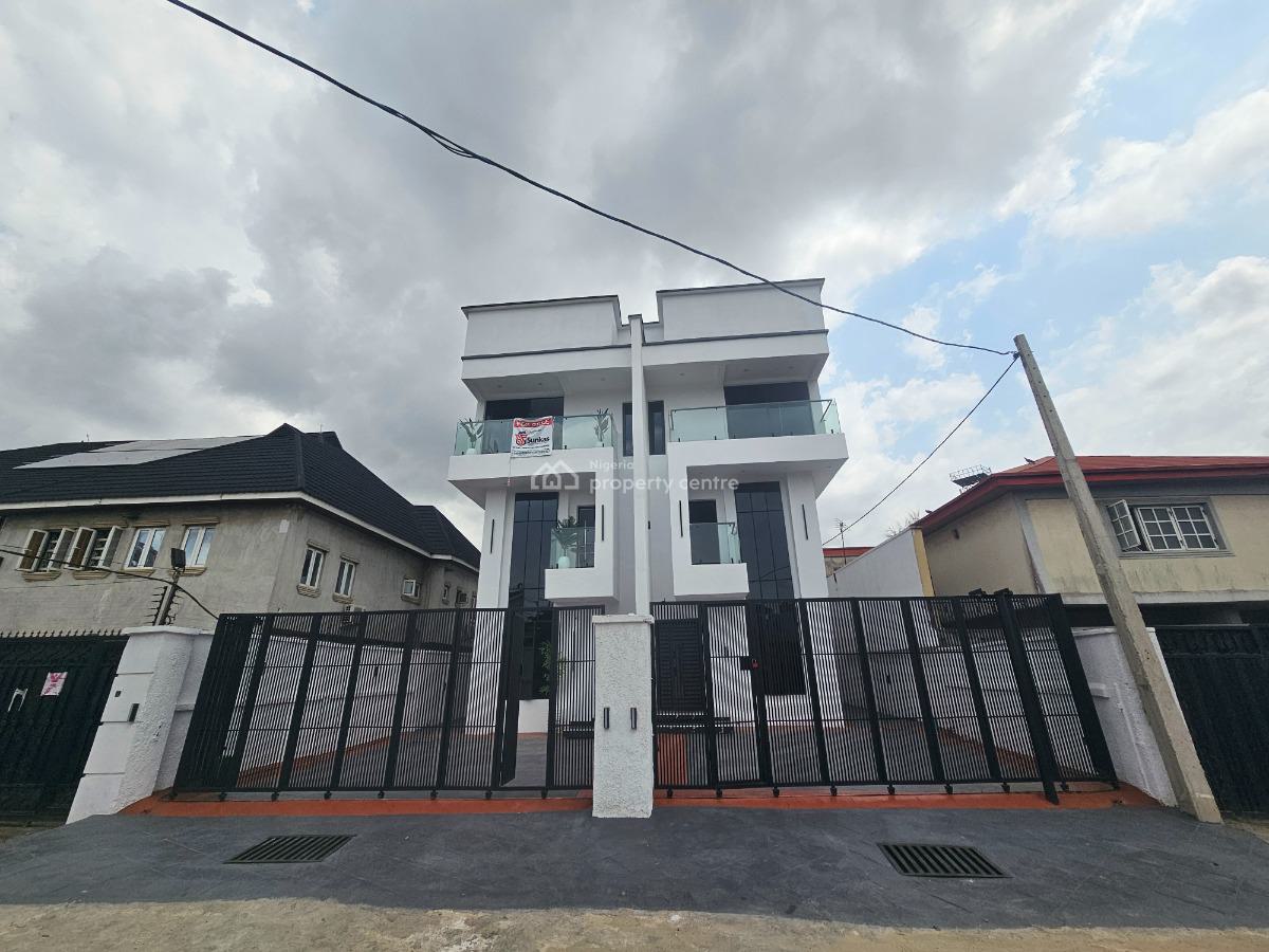 Luxury 5 Bedroom Semi Detached Duplex with Bq in an Estate, in an Estate, Adeniyi Jones, Ikeja, Lagos, Semi-detached Duplex for Sale