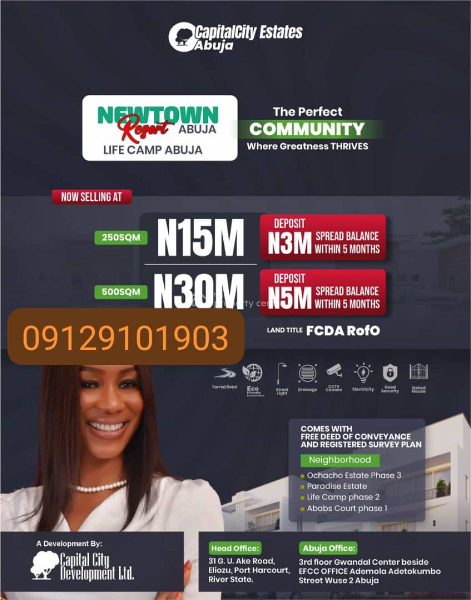 Plots of Affordable Land, Phase 2, Central Business District, Abuja, Mixed-use Land for Sale