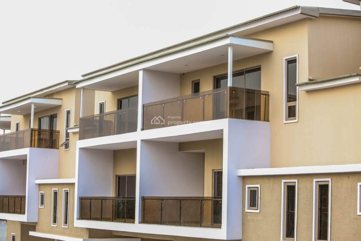 6 Units 4 Bedrooms Tarrace Duplexes with Bq, Guzape District, Abuja, Terraced Duplex for Sale