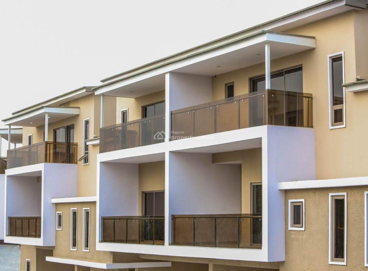 6 Units 4 Bedrooms Tarrace Duplexes with Bq, Guzape District, Abuja, Terraced Duplex for Sale