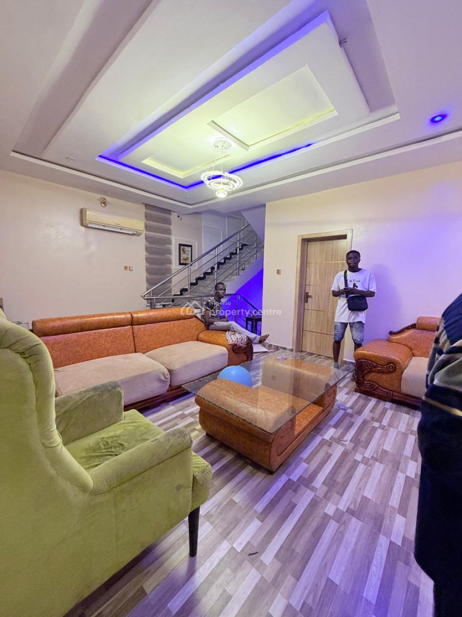 Clean 4 Bedroom Terrace Duplex with Bq, Oko-oba, Agege, Lagos, Terraced Duplex for Sale