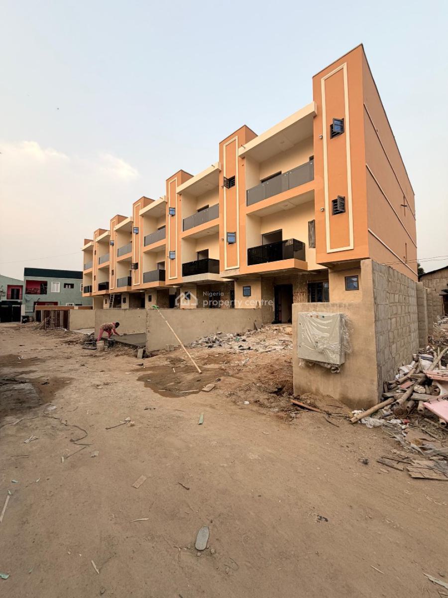 Clean 4 Bedroom Terrace Duplex with Bq, Oko-oba, Agege, Lagos, Terraced Duplex for Sale