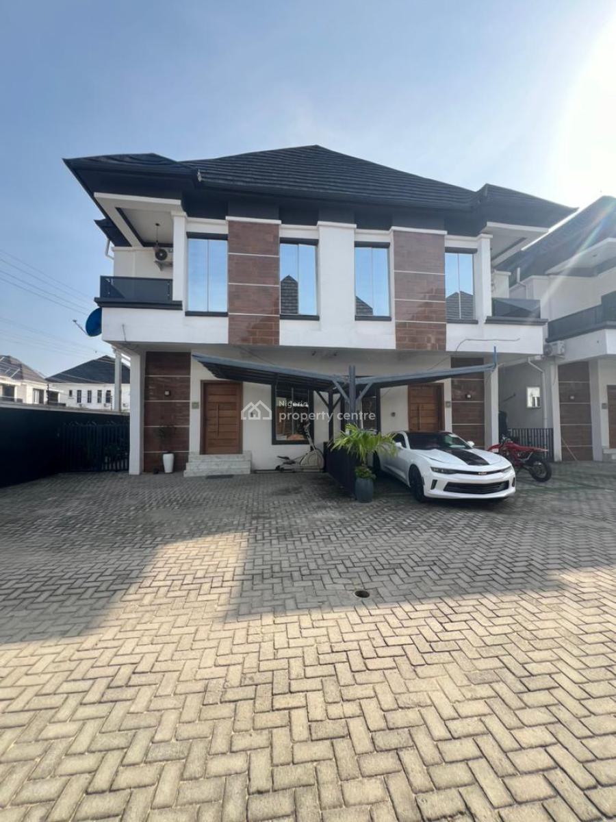 4 Bedroom Semi Detached Duplex, Beside Lekki Conservation, Chevron, Igbo Efon, Lekki, Lagos, Semi-detached Duplex for Rent