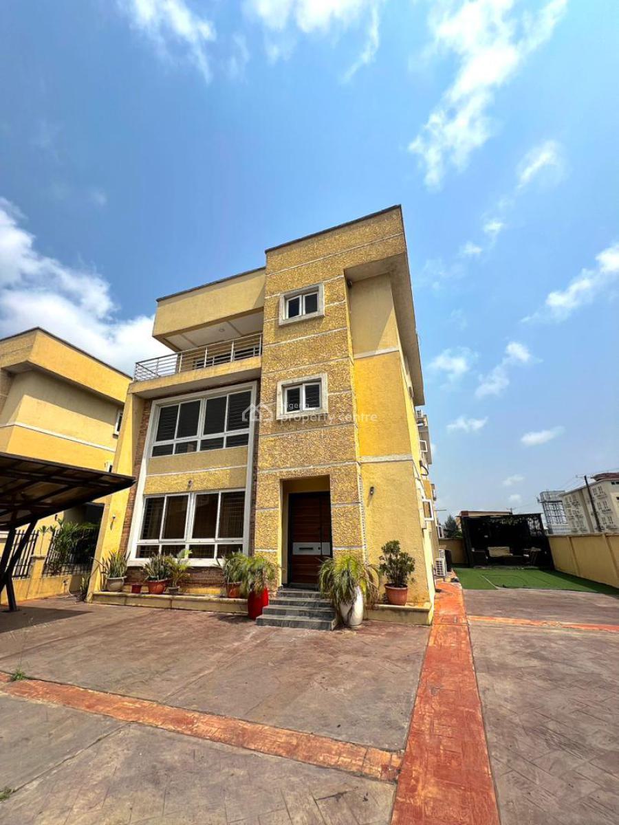 Spacious 6-bedroom Fully Detached House with Sit-out Lounge and Bq, Osapa, Lekki, Lagos, Detached Duplex for Rent
