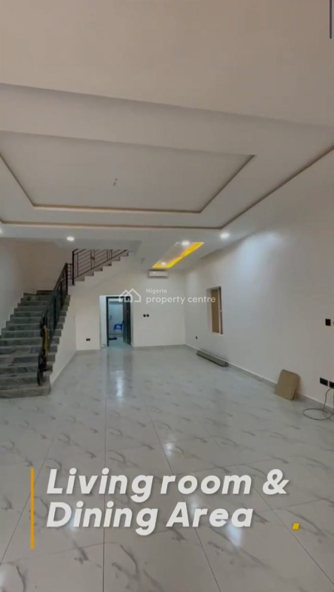 4bedrooms Terrace Duplex with Bq, Tarred Road in an Estate, Katampe Extension, Katampe, Abuja, Terraced Duplex for Rent