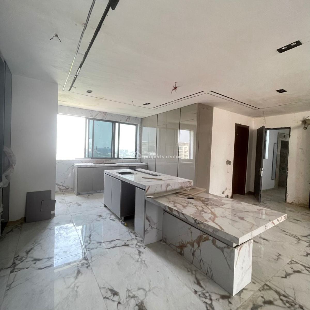 Spacious 4 Bedroom Maisonette Penthouse with Bq, Private Swimming Pool, By Banana Island, Ikoyi, Lagos, Block of Flats for Sale