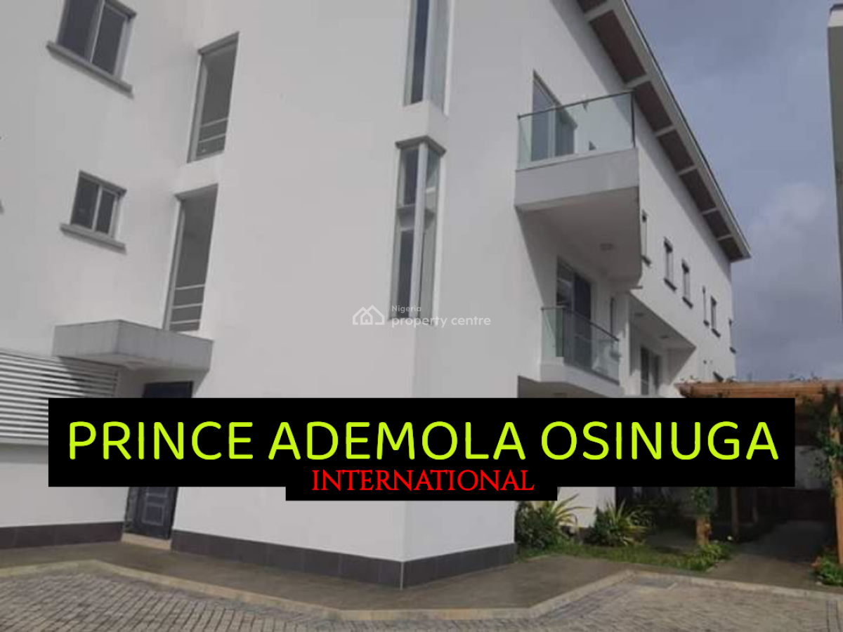 Executive & Quiet 3 Bedroom Terrace House + Bq+pool, Banana Island Estate, Banana Island, Ikoyi, Lagos, Terraced Duplex for Rent