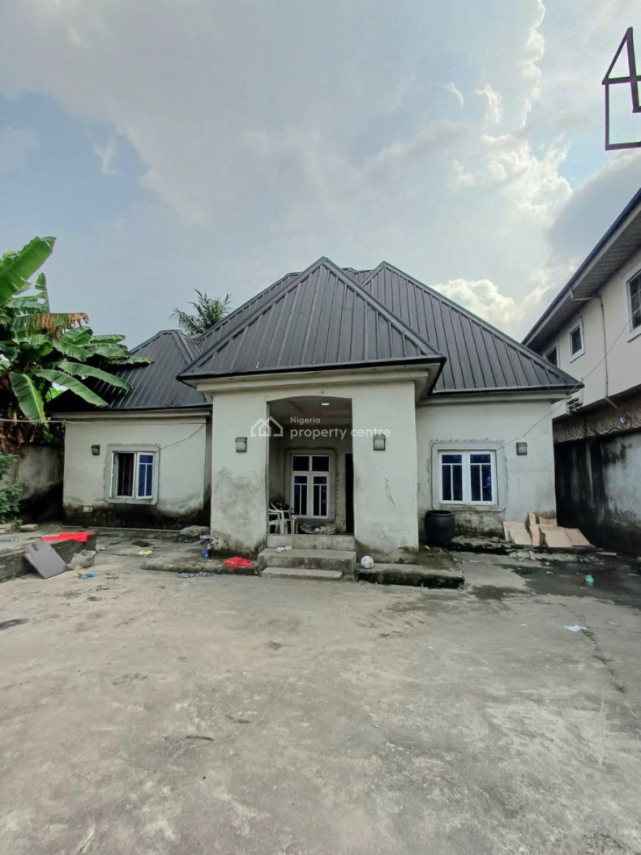 2 Units of 3 Bedroom Detached Bungalows, School Road, Rumuodomaya, Port Harcourt, Rivers, Detached Bungalow for Sale