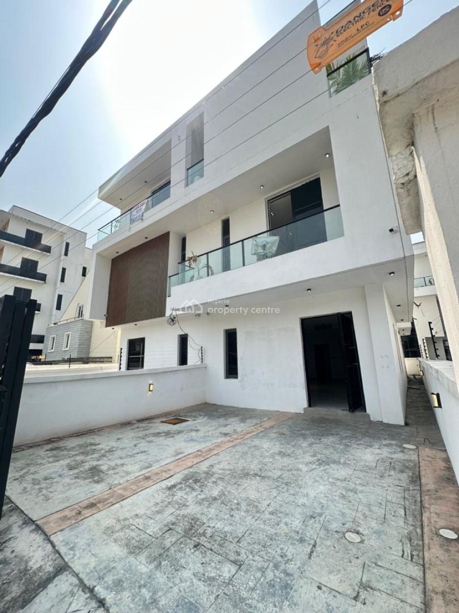 Gorgeous 4 Bedroom Semi-detached with a Room Bq in a Secured Environme, Ikate, Lekki, Lagos, Semi-detached Duplex for Sale