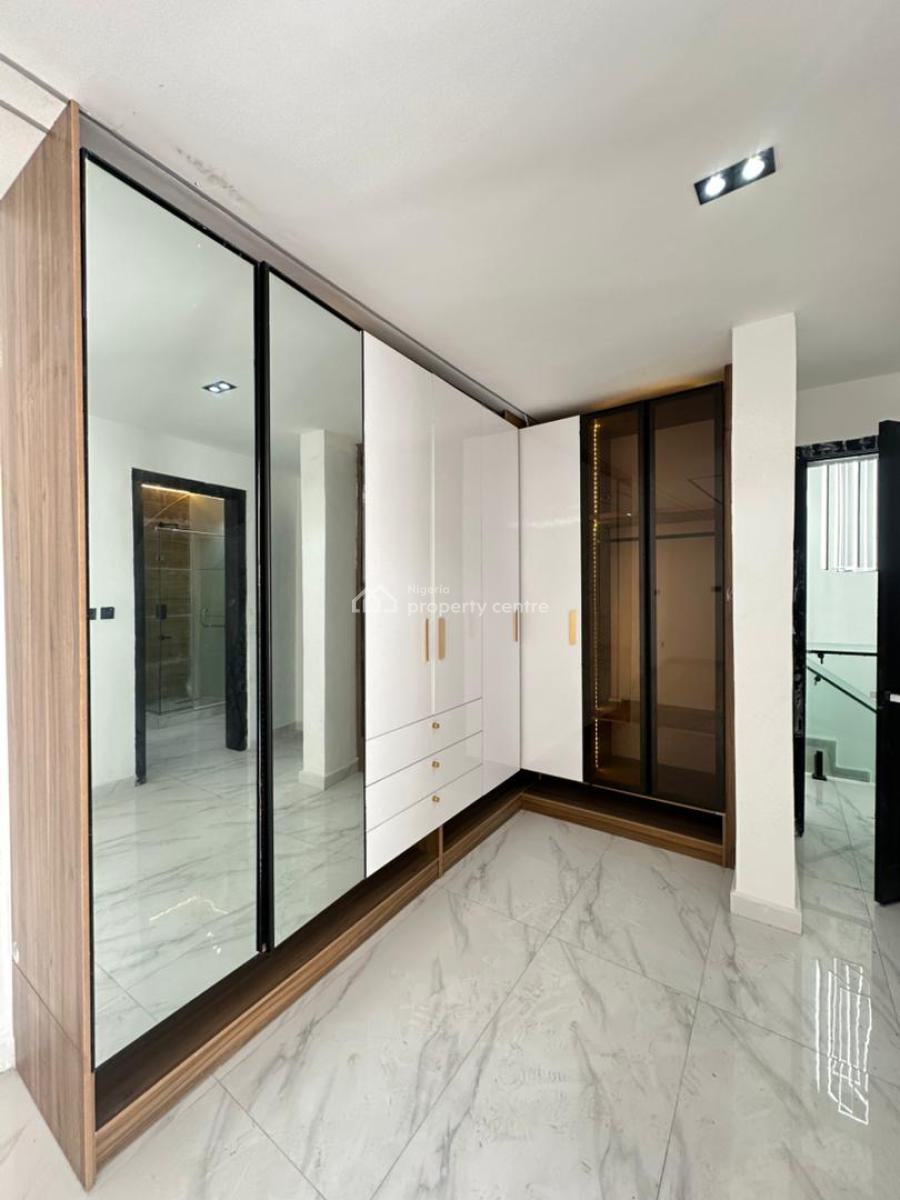 Gorgeous 4 Bedroom Semi-detached with a Room Bq in a Secured Environme, Ikate, Lekki, Lagos, Semi-detached Duplex for Sale