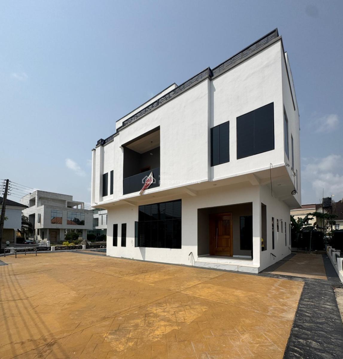 Magnificent 5  Beds with a Private Pool,gym & Cinema., Osapa, Lekki, Lagos, Detached Duplex for Sale