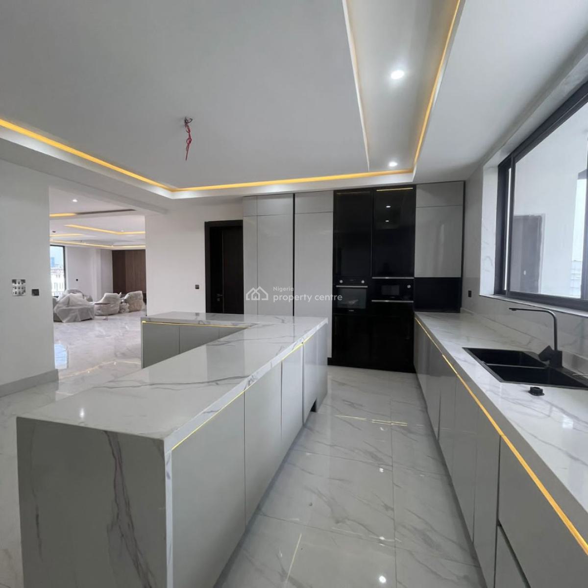 Spacious 4 Bedroom Maisonette with Bq, Elevator , Green Areas, Ikoyi, Lagos, Flat / Apartment for Sale