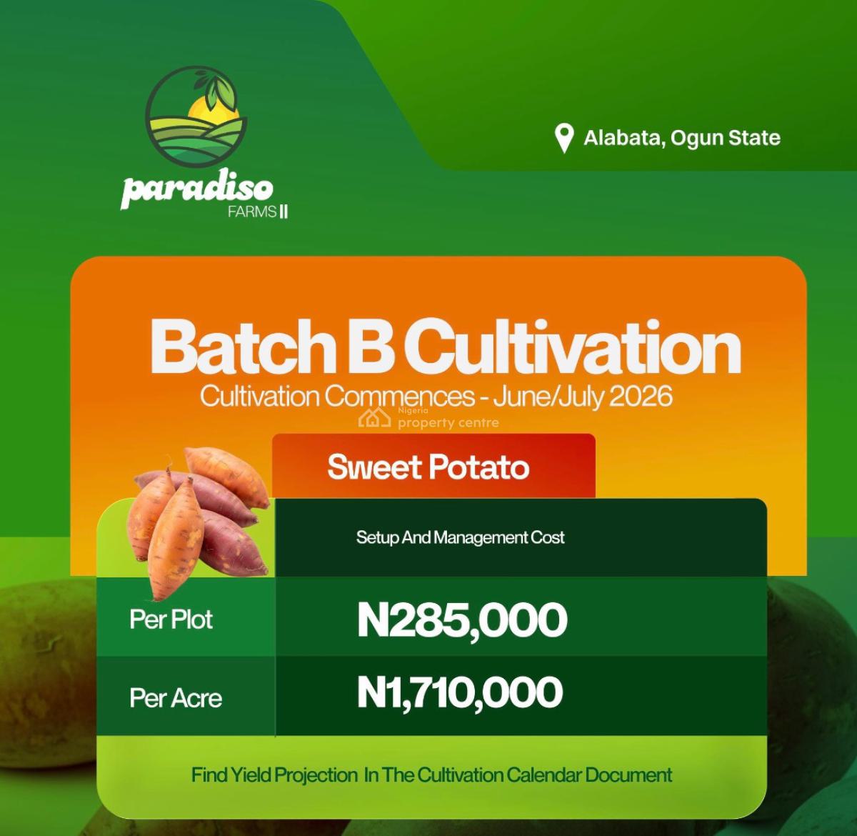 Profitable Farm Land with Guaranteed Revenue, Paradiso Farm, Abeokuta North, Ogun, Commercial Land for Sale