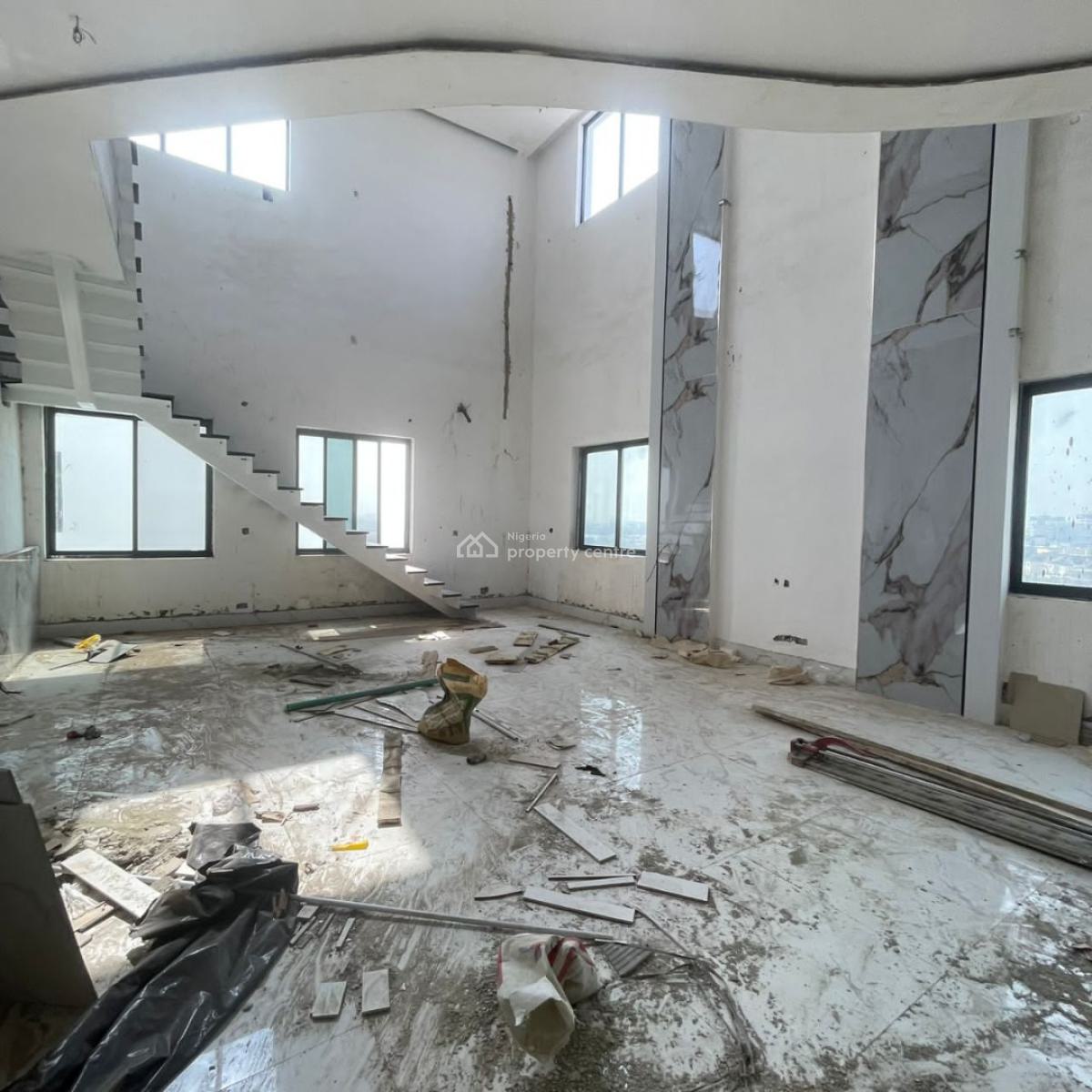 Spacious 4 Bedroom Maisonette Penthouse with Bq, Cinema & Pool, Ikoyi, Lagos, Flat / Apartment for Sale