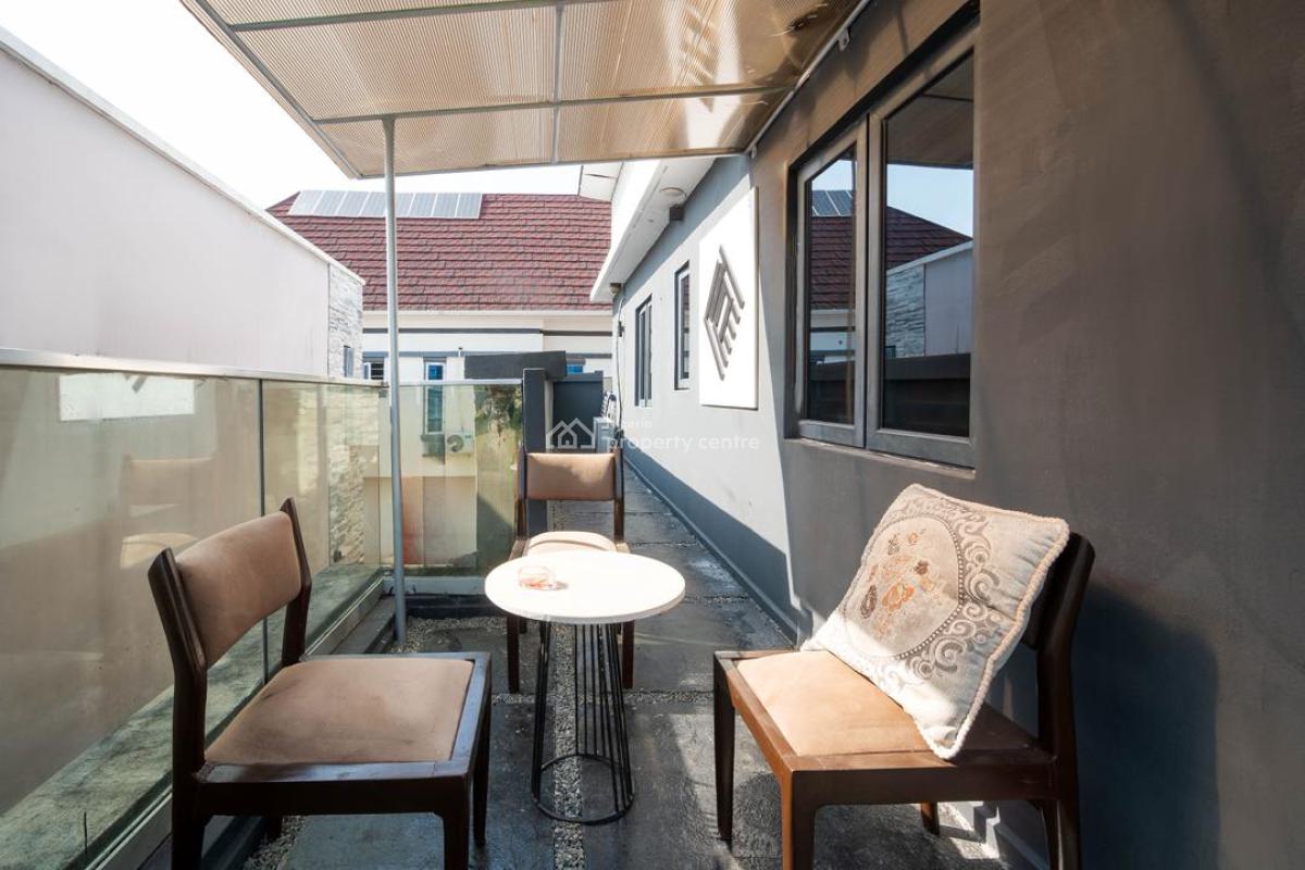 Furnished Upstairs Bedroom Inside a Furnished 3 Bedroom Apartment, Thomas Estate, Ajah, Lagos, Self Contain (single Rooms) for Rent