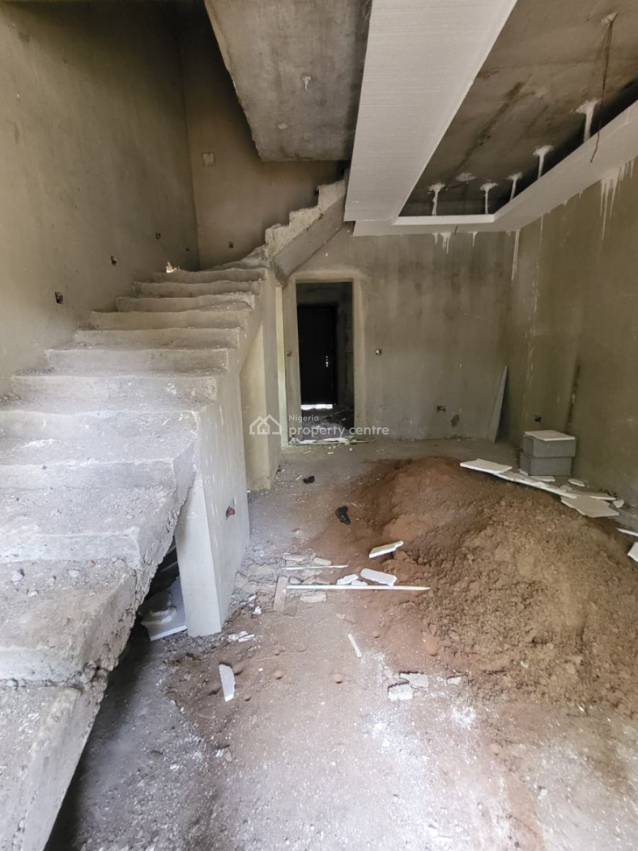 4 Bedroom Terrace with Bq in a Shell State, Zone 5, Wuse, Abuja, Terraced Duplex for Sale