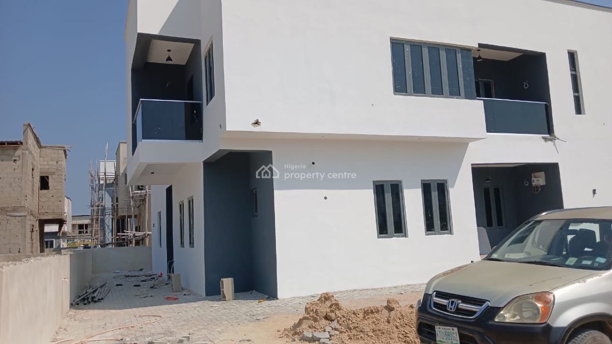 Brand New 4bedroom Semi Detached with Bq at Ajah, By Abraham Adesanya Estate, Ajah, Lagos, Semi-detached Duplex for Sale