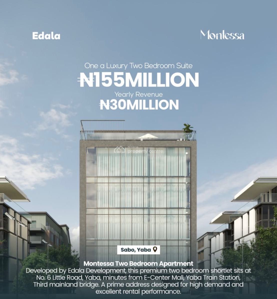 Montessa Apartment. Smart Property Investment Opportunity, Income Generating Assets, Sabo, Yaba, Lagos, Flat / Apartment for Sale