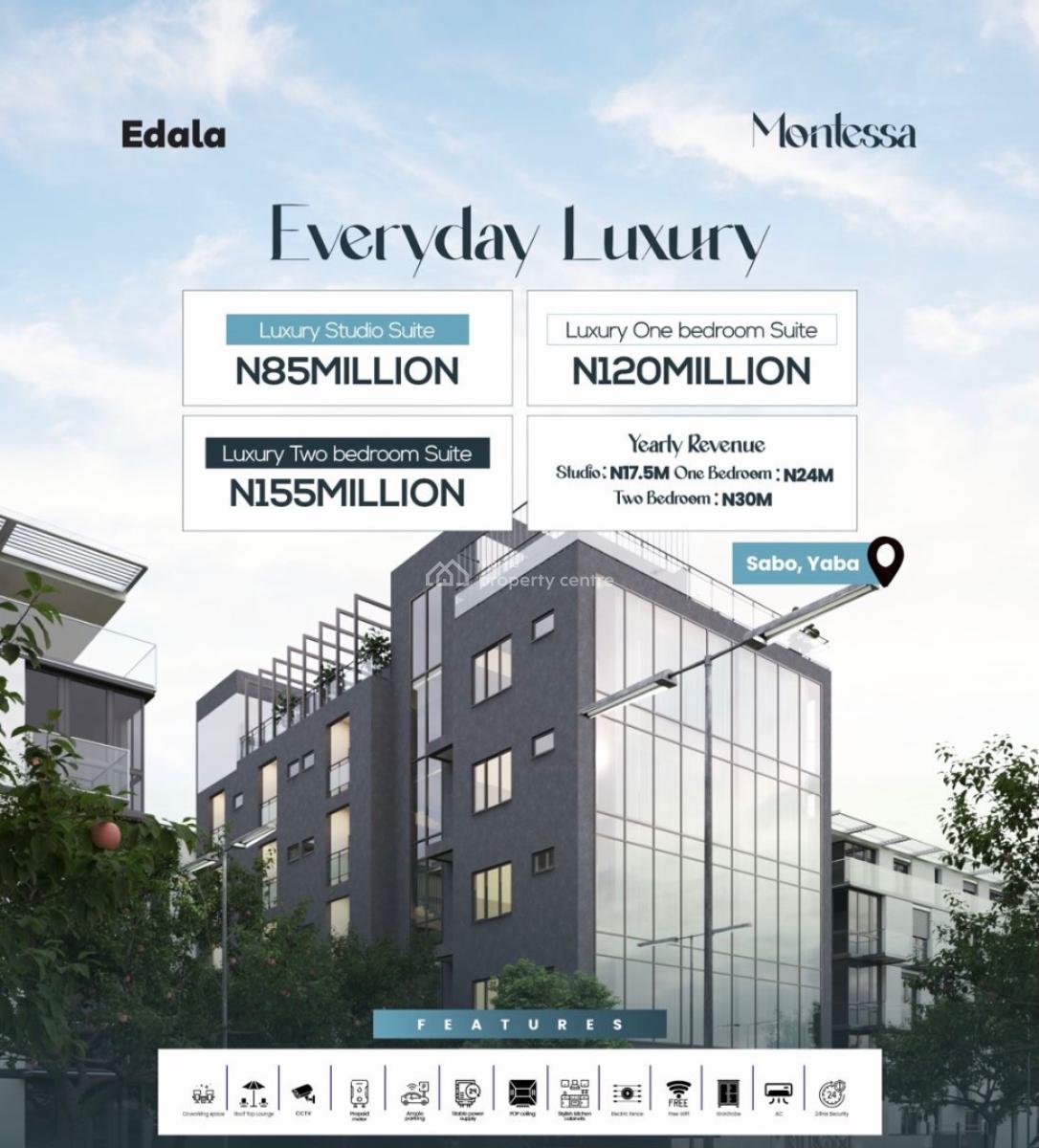 Montessa Apartment. Smart Property Investment Opportunity, Income Generating Assets, Sabo, Yaba, Lagos, Flat / Apartment for Sale