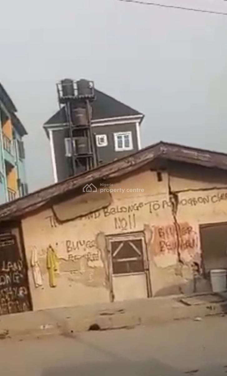 Bungalow Sitting on a Half Plot of Land for E at Ososa Street Barig, Bariga, Shomolu, Lagos, Land for Sale