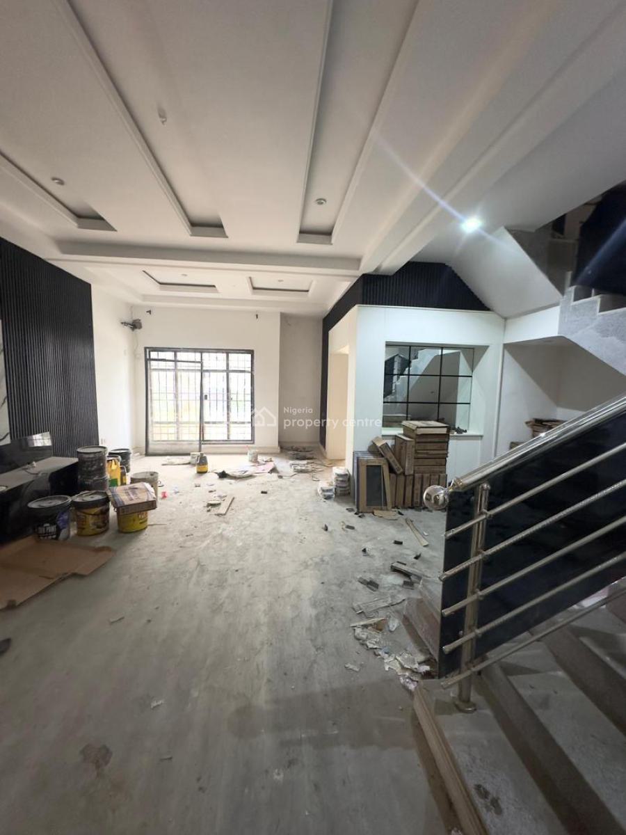 Spacious 4 Bedroom Terrace Duplex with a Bq Tarred Road, Jahi, Abuja, Terraced Duplex for Rent