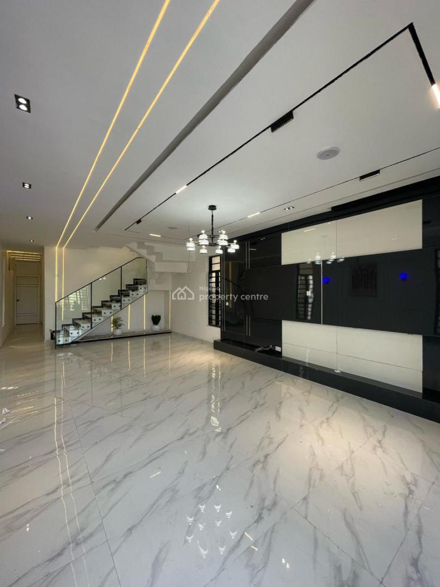 Luxury 5 Bedroom Fully Detached Duplex with Pool & Bq, Chevron, Lekki, Lagos, Detached Duplex for Rent