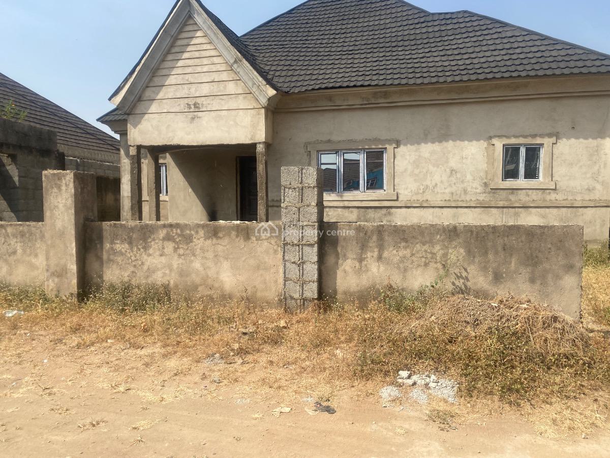 Newly Built 3 Bedroom with 1 Room Self-contained, Behind New Site, Tony Estate, Fha (f.h.a), Lugbe District, Abuja, Detached Bungalow for Sale