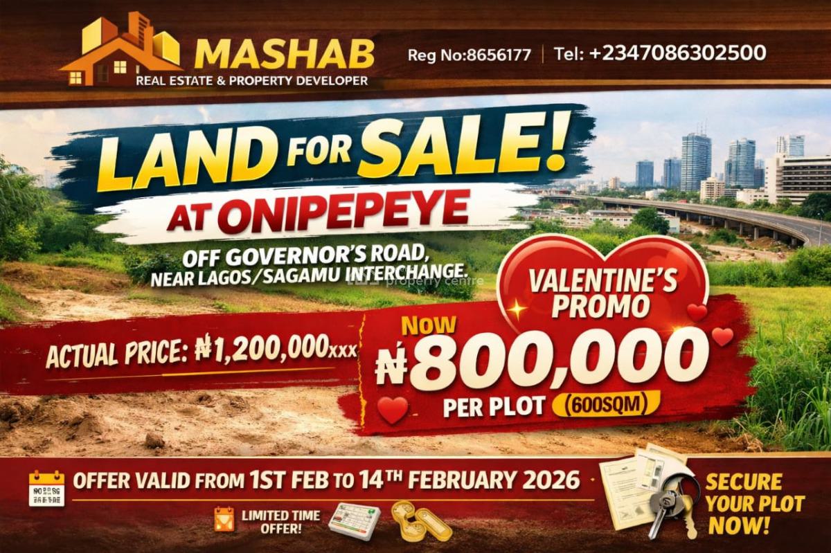 Plot of Land., Off Governors Road, Near Lagos, Shagamu Interchange., Abeokuta North, Ogun, Mixed-use Land for Sale