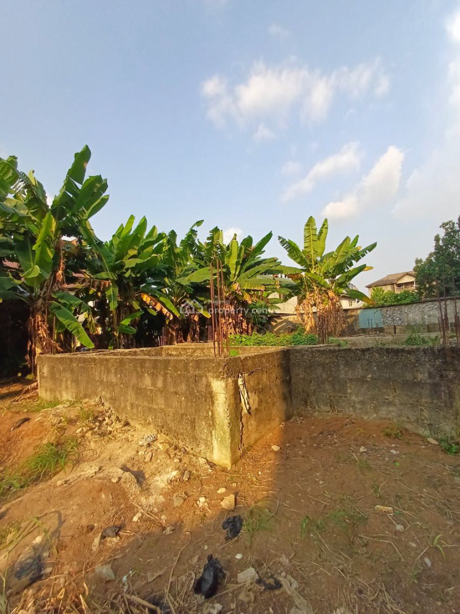a Plot of Land with Duplex Foundation and Shop, Rumuosi, Port Harcourt, Rivers, Mixed-use Land for Sale