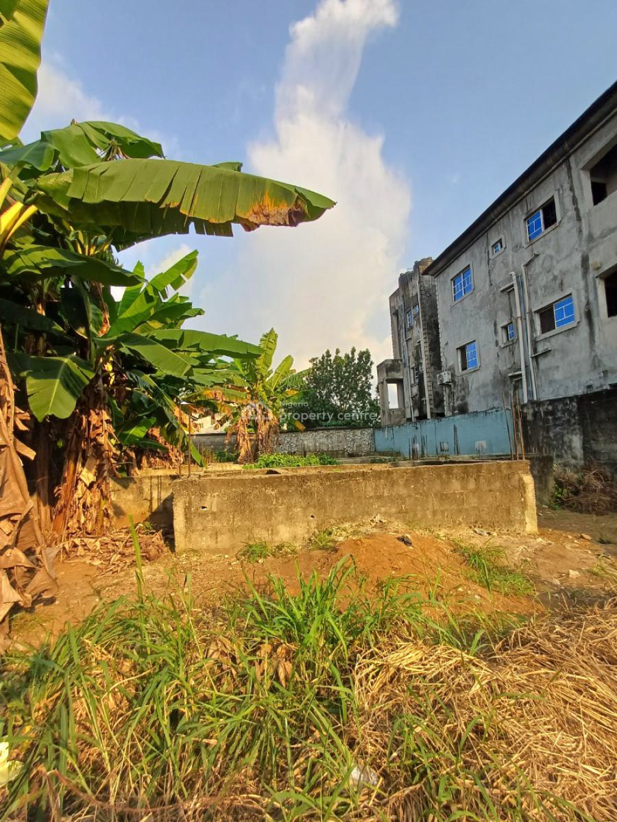 a Plot of Land with Duplex Foundation and Shop, Rumuosi, Port Harcourt, Rivers, Mixed-use Land for Sale