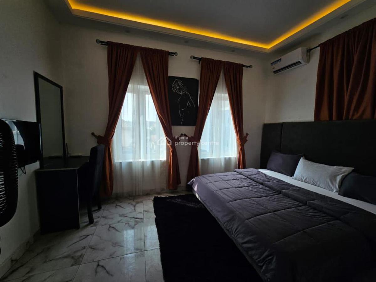 Furnished & Service 4 Bedroom Terrace Duplex with Inverter in, Ikota, Ikota, Lekki, Lagos, Terraced Duplex for Rent