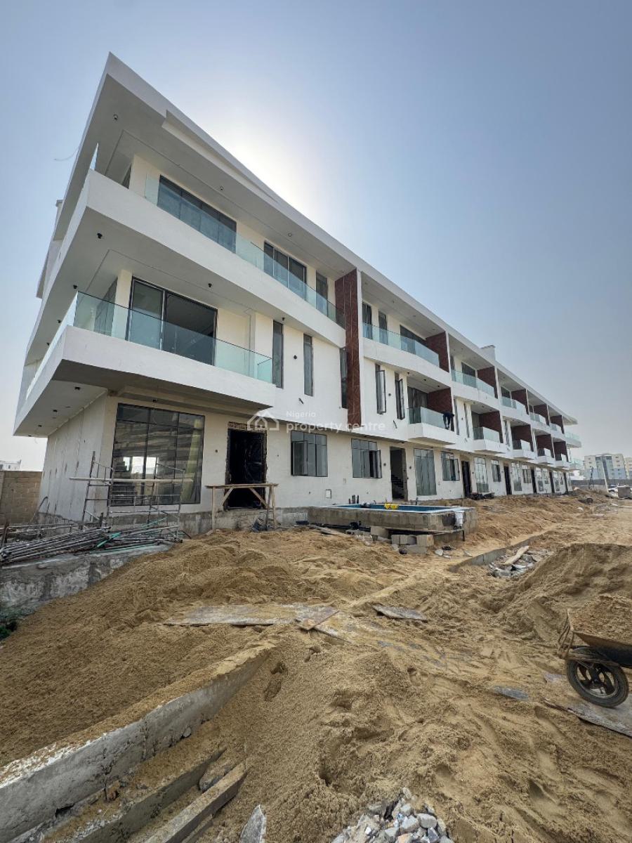 Luxury 5bedroom Terrace Duplex with Private Compound, with Pool & Bq, Secure and Serene, Lekki Phase 1, Lekki, Lagos, Terraced Duplex for Sale