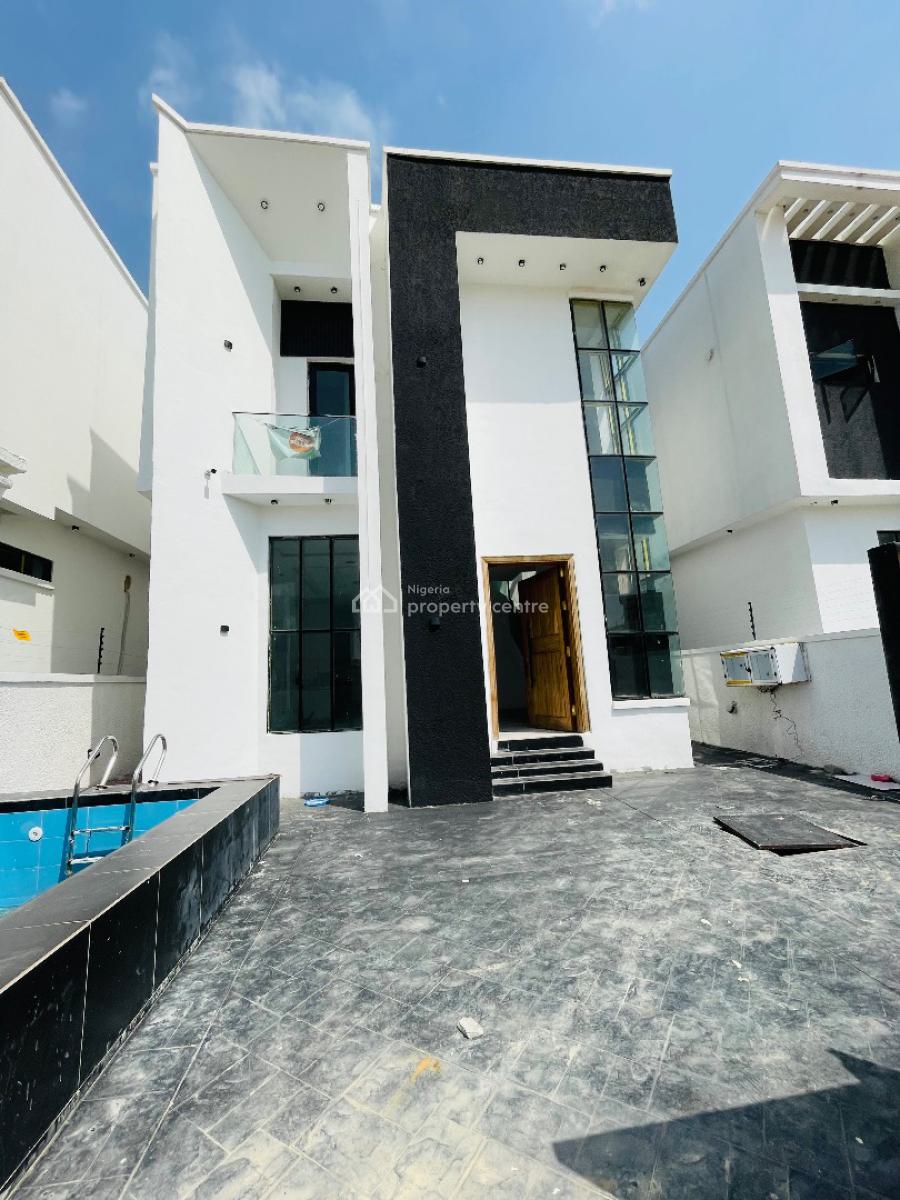 Brand New 5 Bedroom Duplex with Bq and Pool, Chevron, Lekki, Lagos, Detached Duplex for Sale