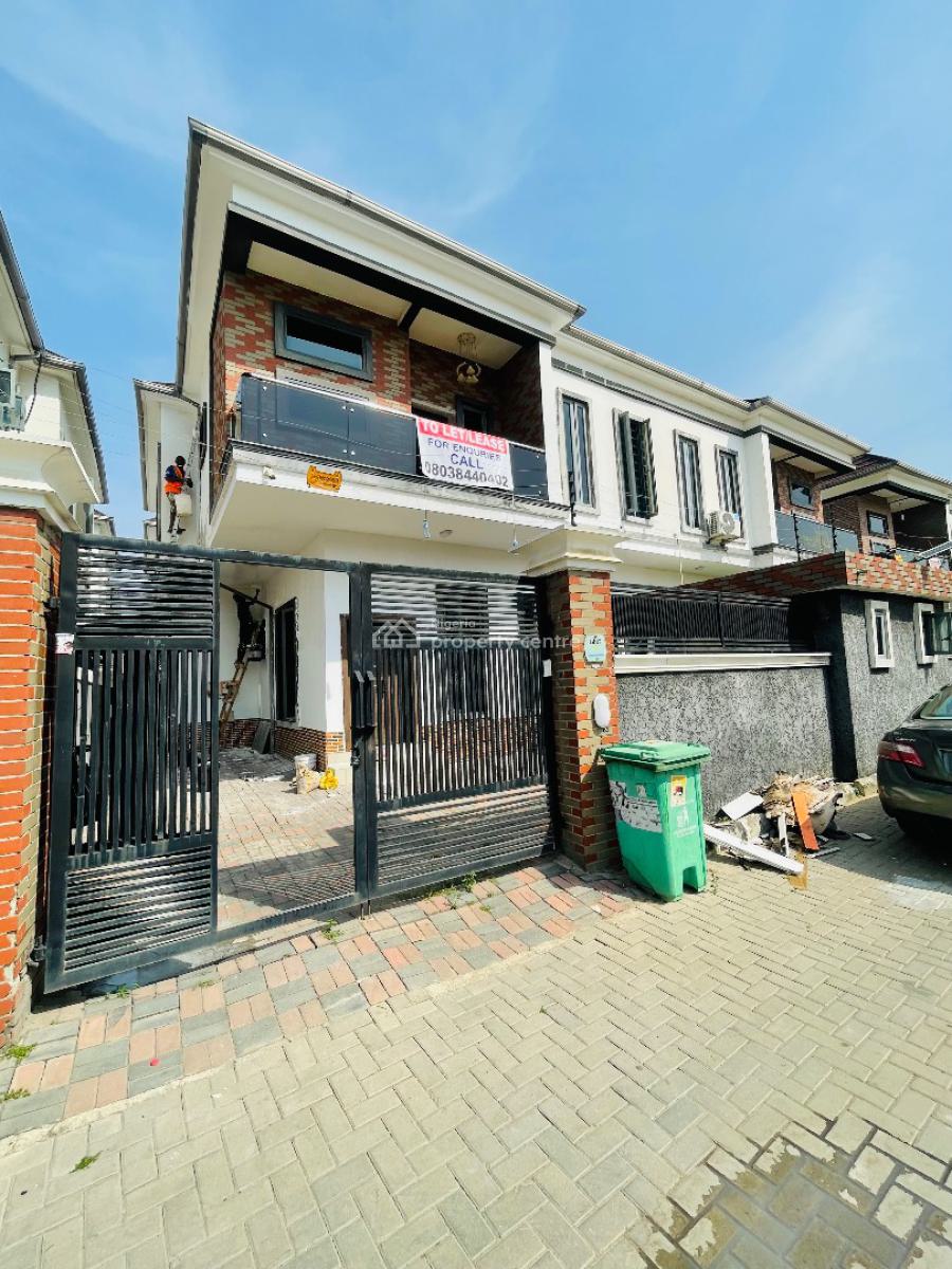 Self Compound 4 Bedroom Duplex with Bq, Orchid Road, Lekki, Lagos, Semi-detached Duplex for Sale