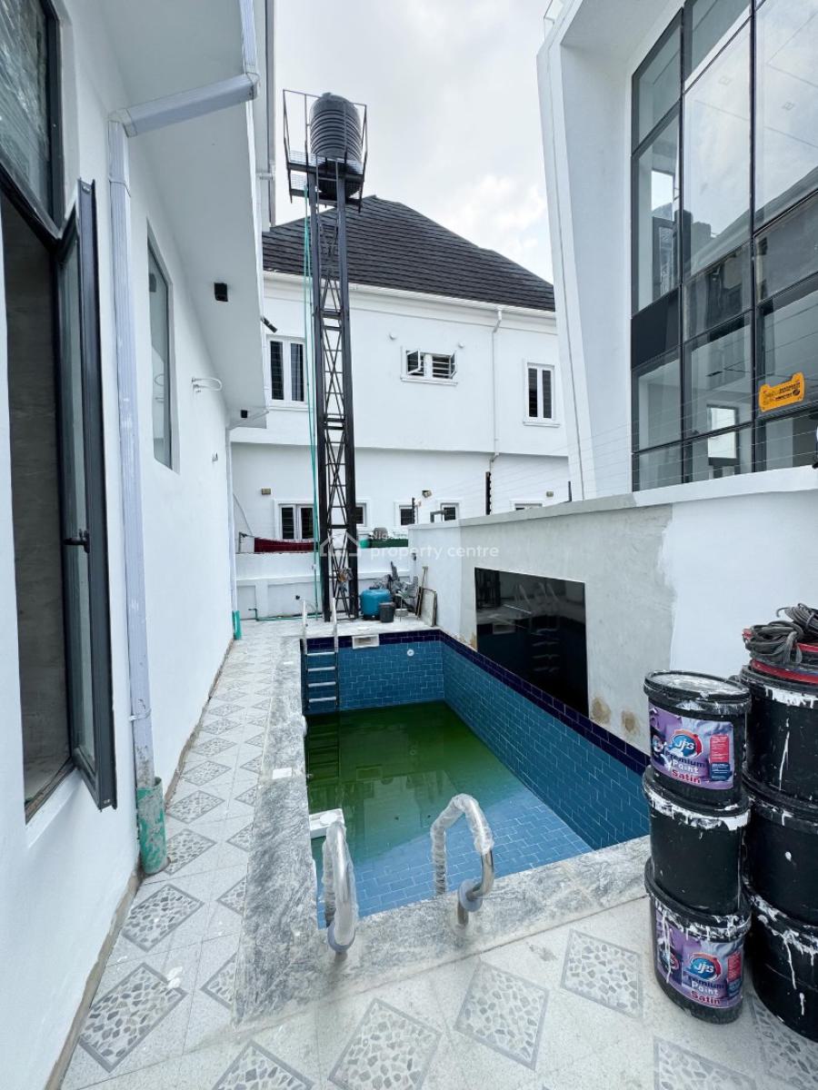 Lovely 5 Bedroom Detached Duplex with Swimming Pool and Bq, 2nd Toll Gate, Lekki, Lagos, Detached Duplex for Sale