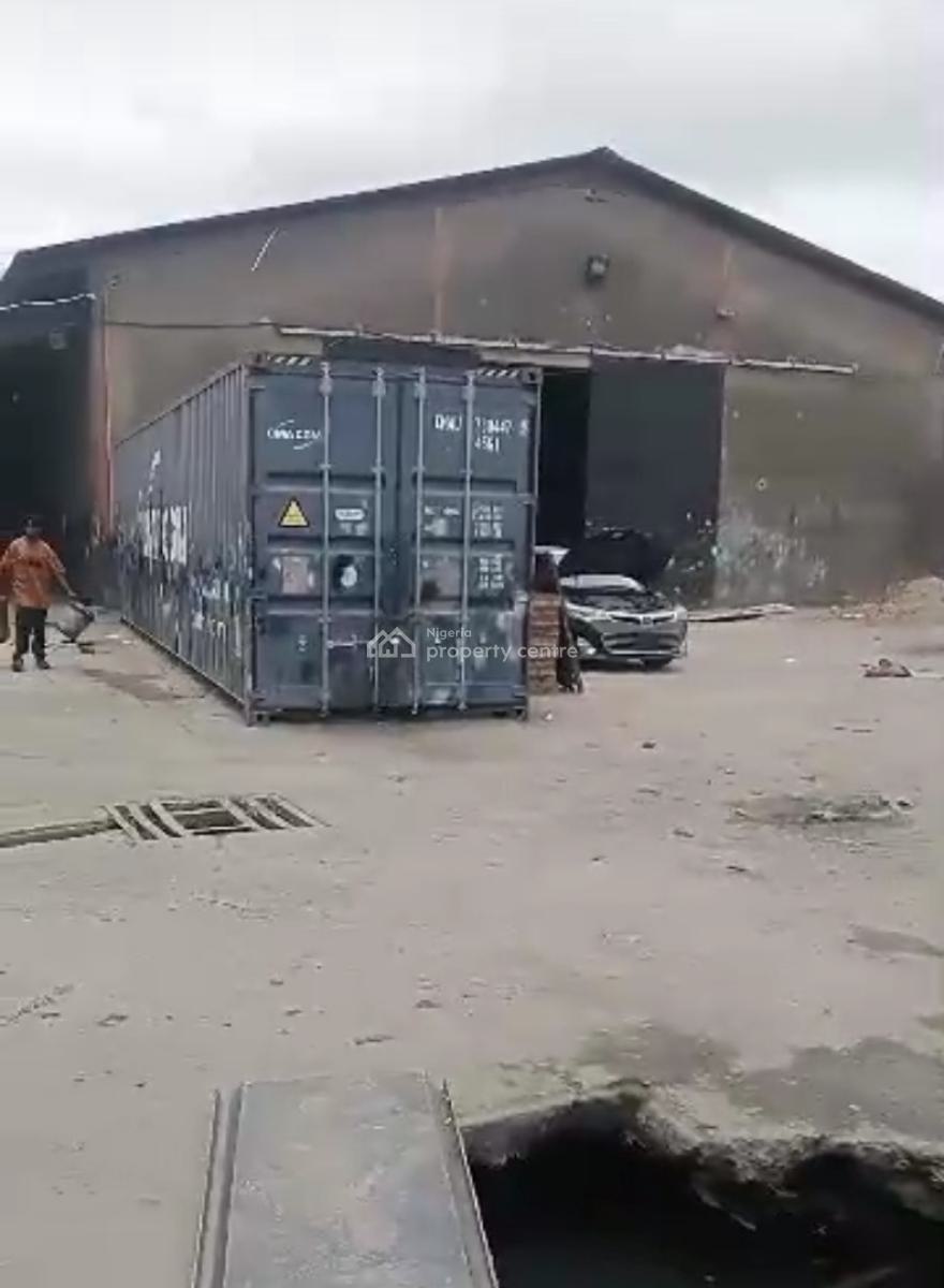 2-bay Warehouse Situated on a Spacious Land Size 30 Plots, Festac, Amuwo Odofin, Lagos, Warehouse for Sale