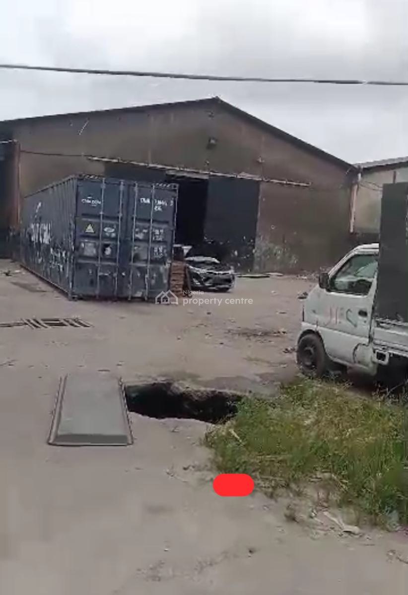 2-bay Warehouse Situated on a Spacious Land Size 30 Plots, Festac, Amuwo Odofin, Lagos, Warehouse for Sale