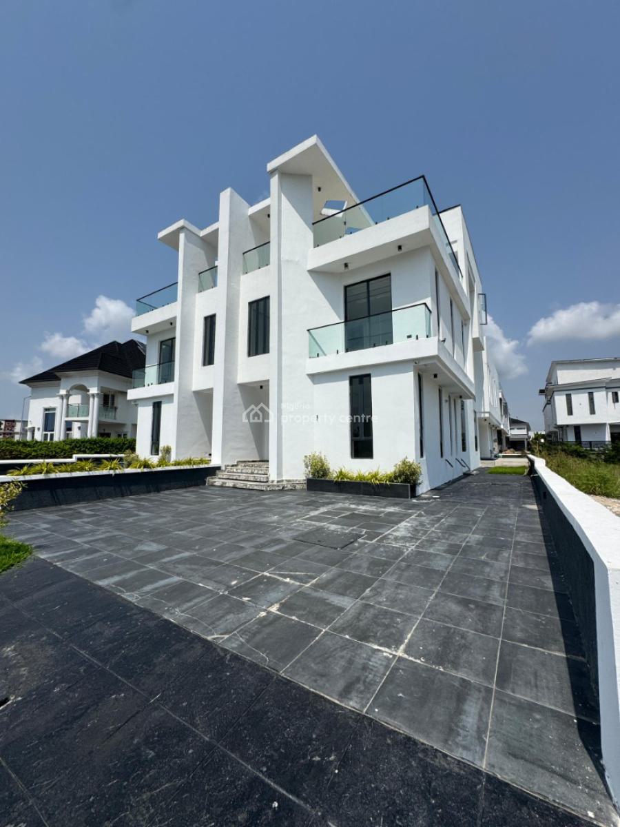Elegant 5 Bedroom Semi-detached Duplex with Rooftop, Pool,bq, Within The Exclusive Cowrie Creek, Ikate, Ikate Elegushi, Lekki, Lagos, Semi-detached Duplex for Sale