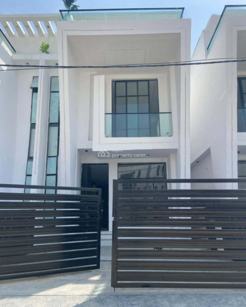 Newly Built 4-bedroom Semi-detached Duplex with Bq, Ikota, Lekki, Lagos, Semi-detached Duplex for Rent