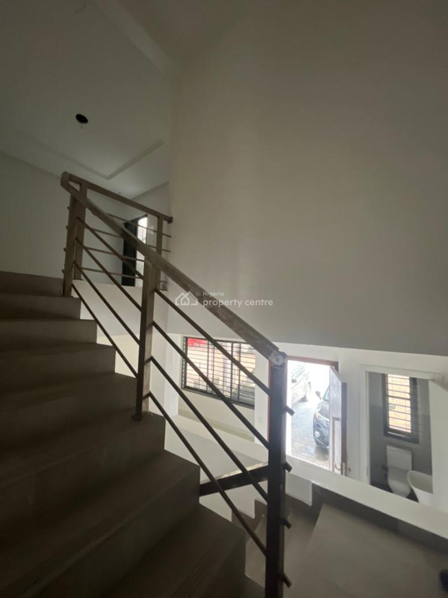 Spacious 4 Bedroom Serviced Terrace in a Private Estate at Ologolo, Ologolo, Lekki, Lagos, Terraced Duplex for Rent
