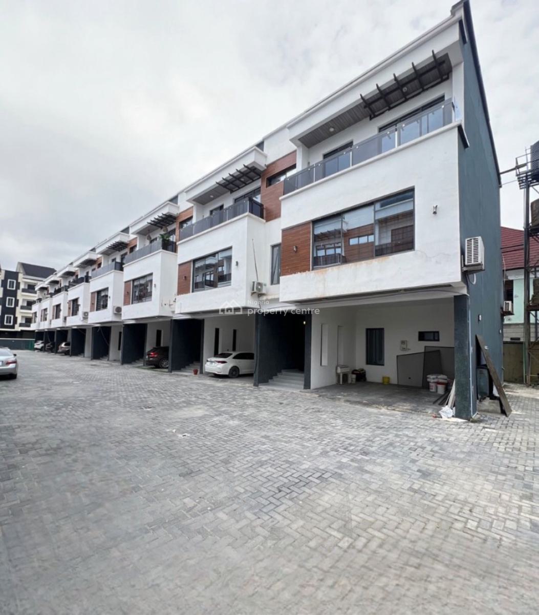 Fully Furnished 4 Bedrooms Terraced Duplex with Swimming Pool, Ologolo, Lekki, Lagos, Terraced Duplex for Rent