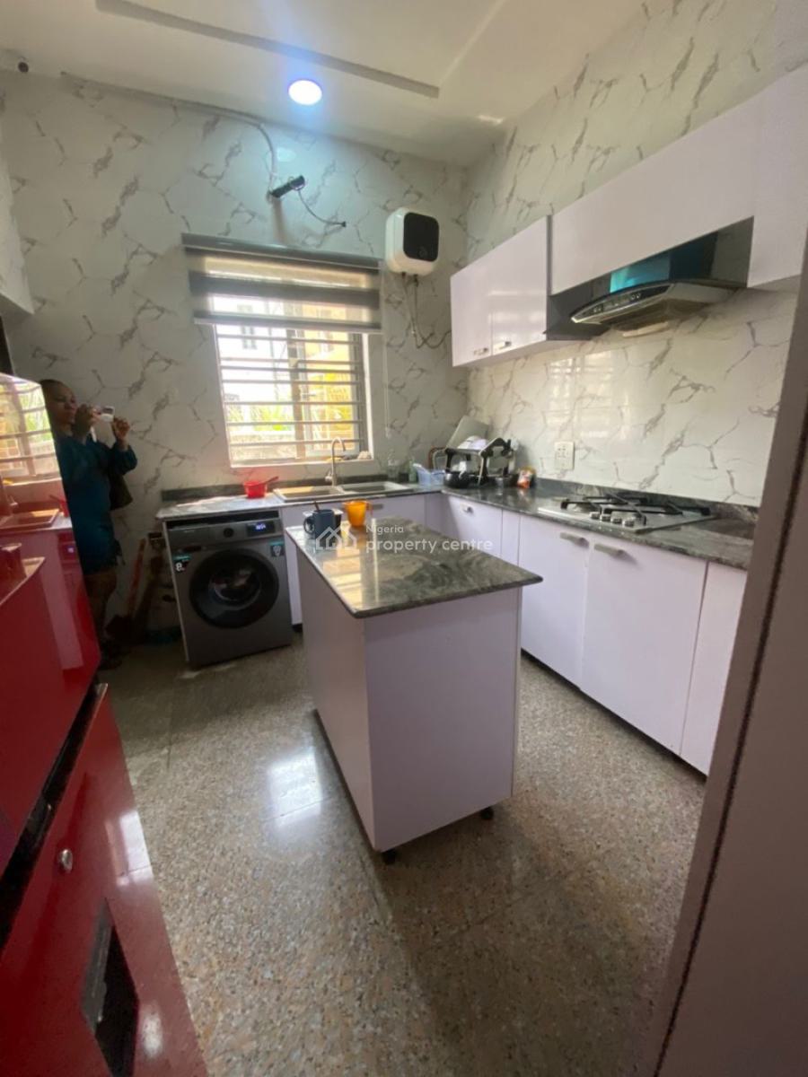 Spacious Furnished 4 Bed Terrace Duplex with 4 Tv , Inverter Etc, Ikota Gra, Ikota, Lekki, Lagos, Terraced Duplex for Sale