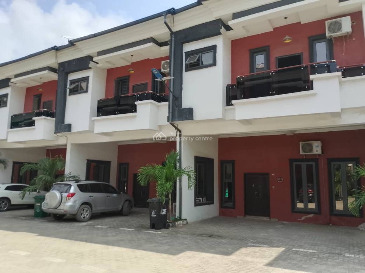 Spacious Furnished 4 Bed Terrace Duplex with 4 Tv , Inverter Etc, Ikota Gra, Ikota, Lekki, Lagos, Terraced Duplex for Sale