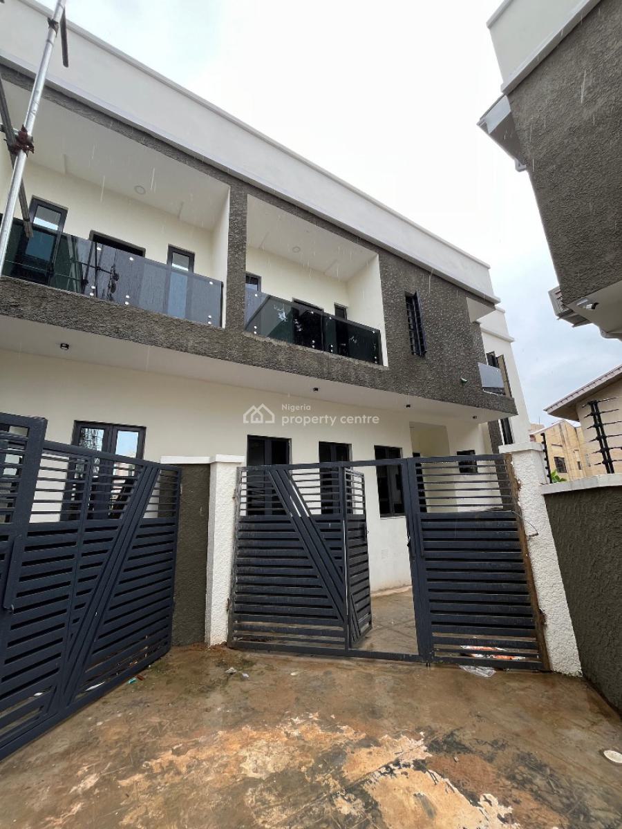 Newly Built 4 Bedroom Semi Detached Duplex with Bq in a Well Secured E, Secured Estate|tarred Road|ample Car Park, Omole Phase 2, Ikeja, Lagos, Semi-detached Duplex for Sale