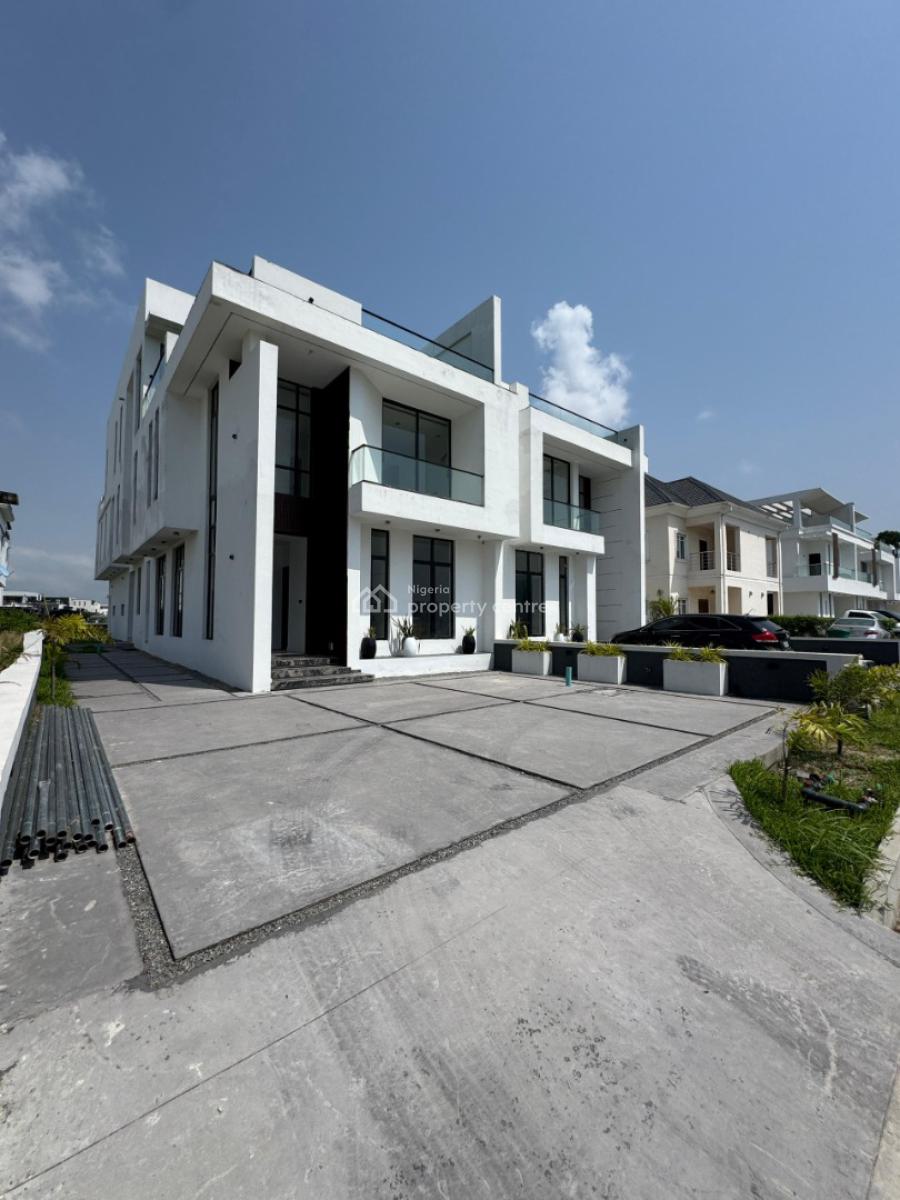 Ravishing 5 Bedroom Semi-detached Duplex with Private Elevator, Bq,poo, Within The Most Exclusive, Cowrie Creek Estate, Ikate Elegushi, Lekki, Lagos, Semi-detached Duplex for Sale